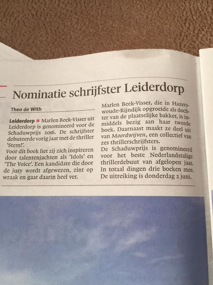Leidsch Dagblad 11 mei 2016