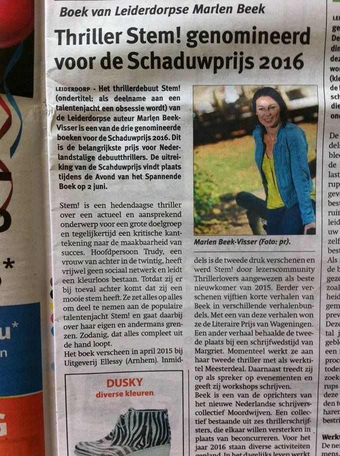 Leids Nieuwsblad 11 mei 2016