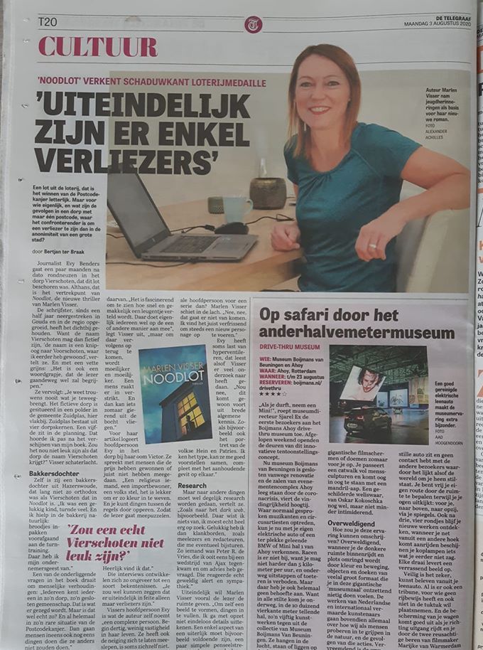 Telegraaf augustus 2020
